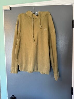 Frame Denim Olive Cloud Logo Hoodie